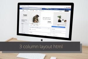 Create html column layout