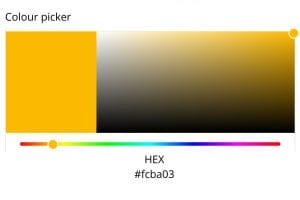 Html hex colour picker