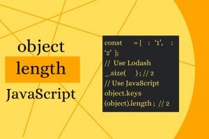 Javascript object length