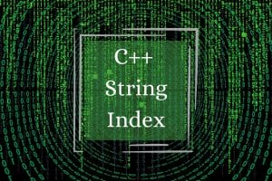 C string index
