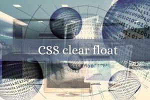 How to use css clear float