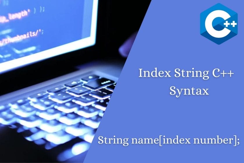 Index string c syntax