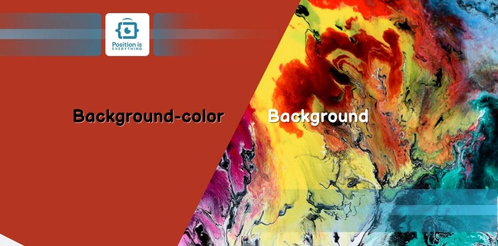 Css background vs background color