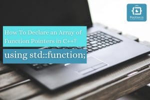 How to declare an array of function pointers in c
