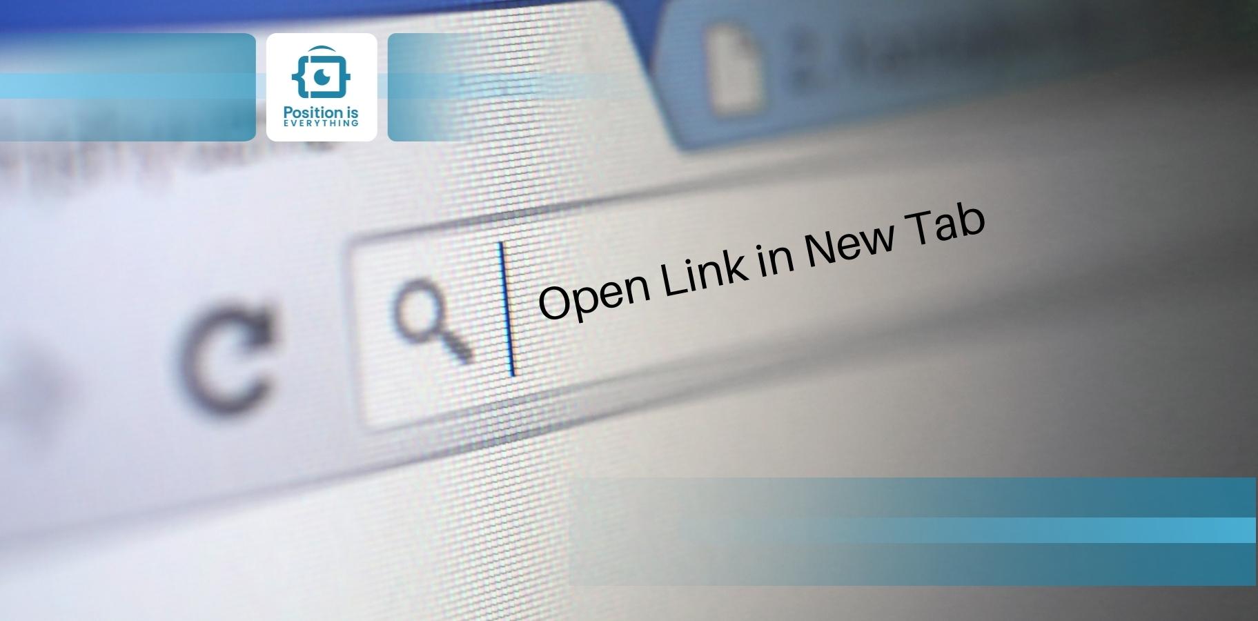 how to open link in another tab html