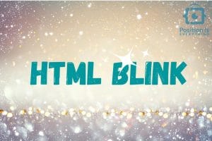 Html blink a non standard element