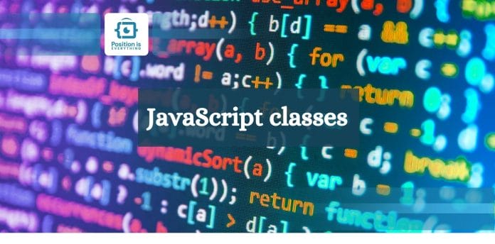 How to create a class in javascript