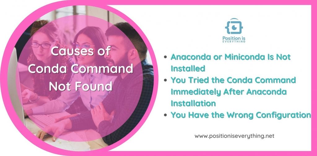 Causes of conda command not found