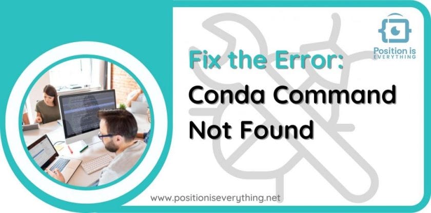 Fix the conda command not found error