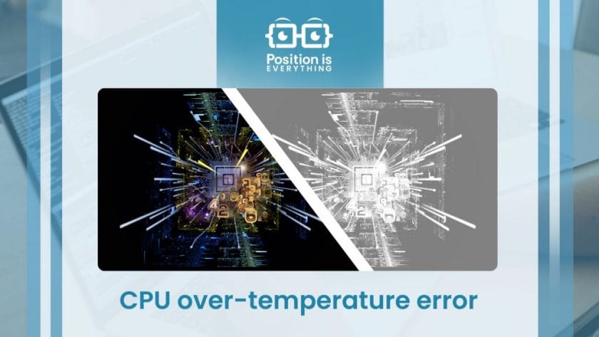 Cpu over temperature error