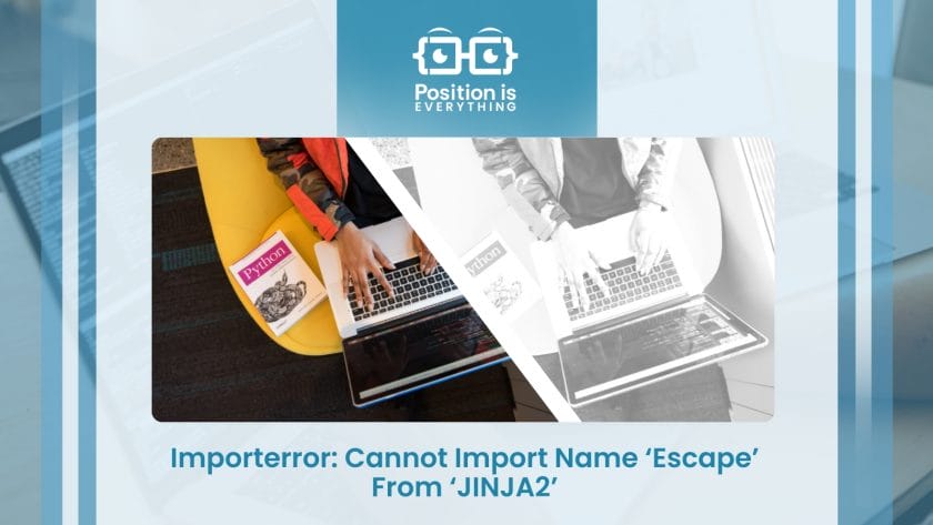 Cannot Import Name ‘Escape From ‘JINJA2