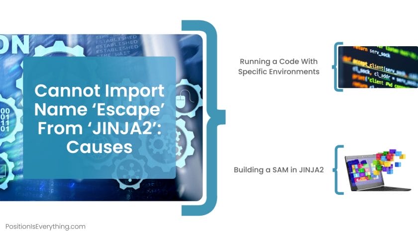 Cannot Import Name ‘Escape From ‘JINJA2 Causes