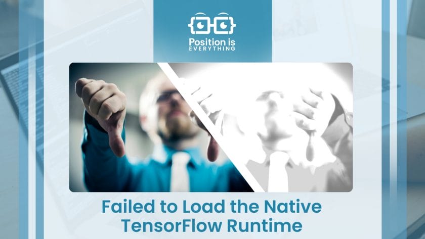 Failed to Load the Native TensorFlow Runtime