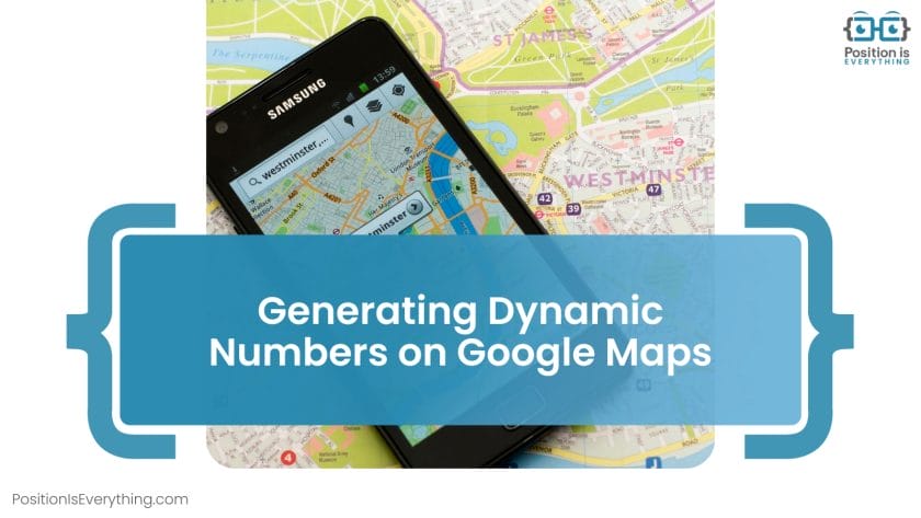 Generating Dynamic Numbers on Google Maps