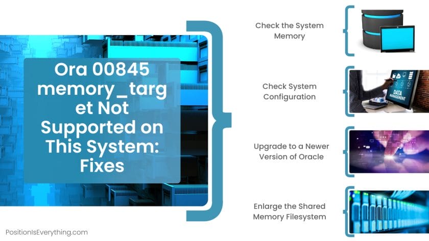 Ora 00845 memory target Not Supported on This System Fixes