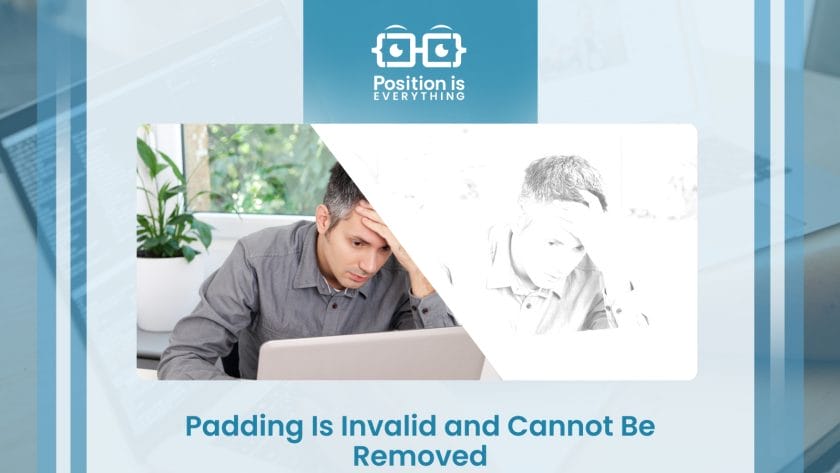 Padding Is Invalid and Cannot Be Removed