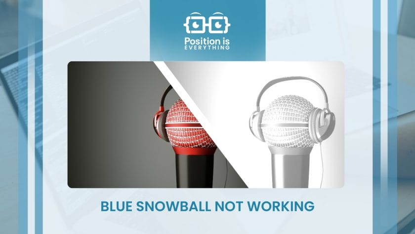 The blue snowball not working