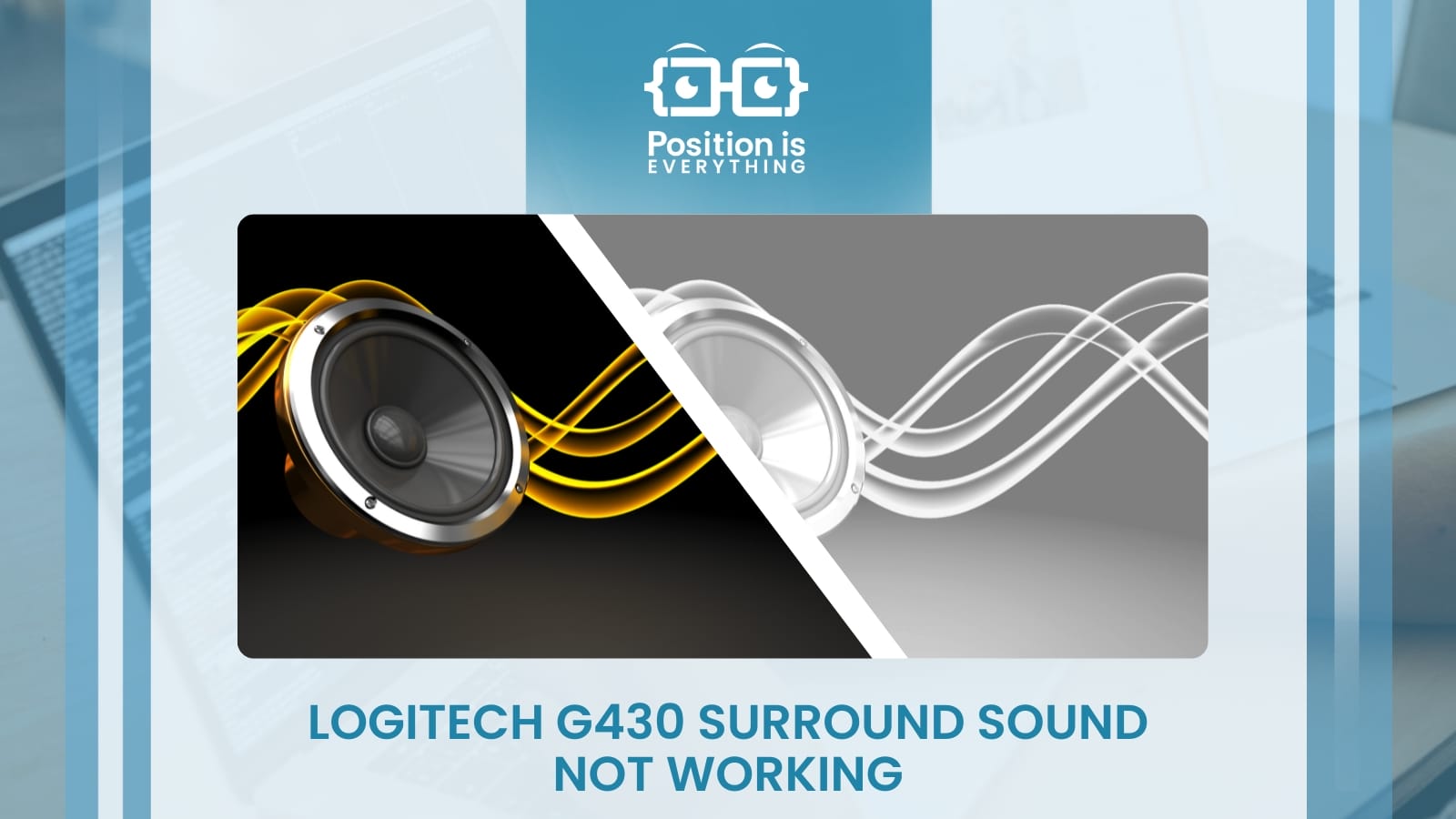 værksted teori Watt Logitech G430 Surround Sound Not Working: Fixes for Common Problems