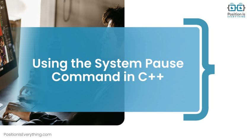 Using the System Pause Command in C