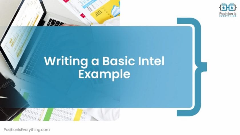 Writing a Basic Intel Example