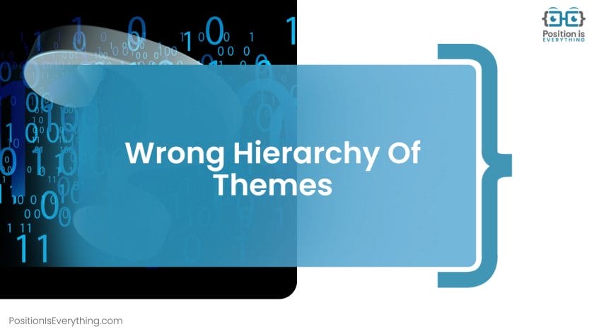 Wrong Hierarchy Of Themes