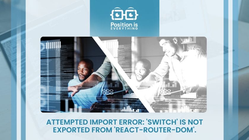 an attempted import error switch is not exported from react router dom