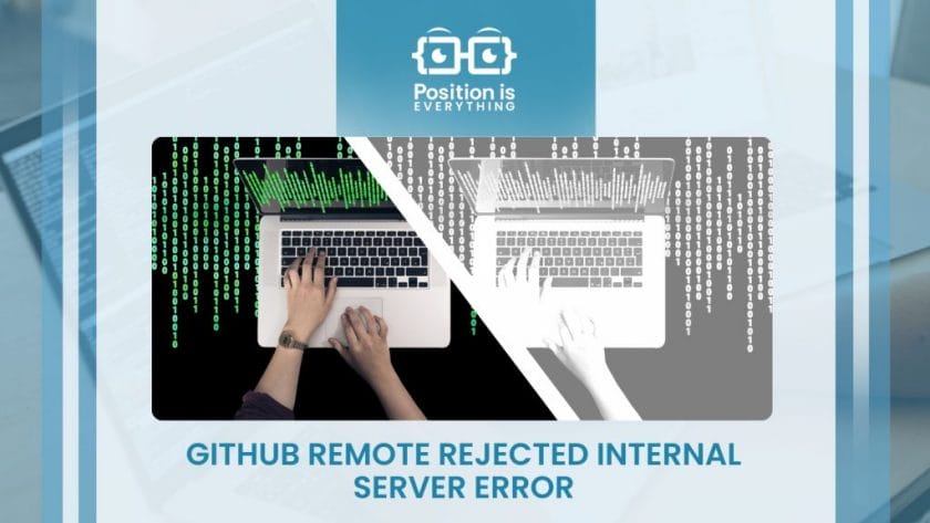 Github remote rejected internal server error