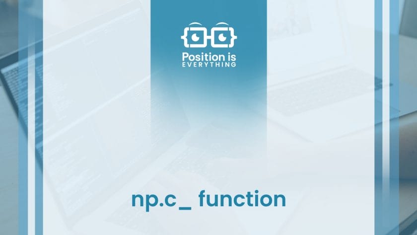 np.c function