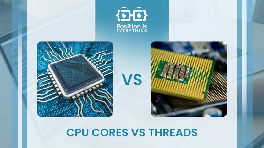 the cpu cores vs threads