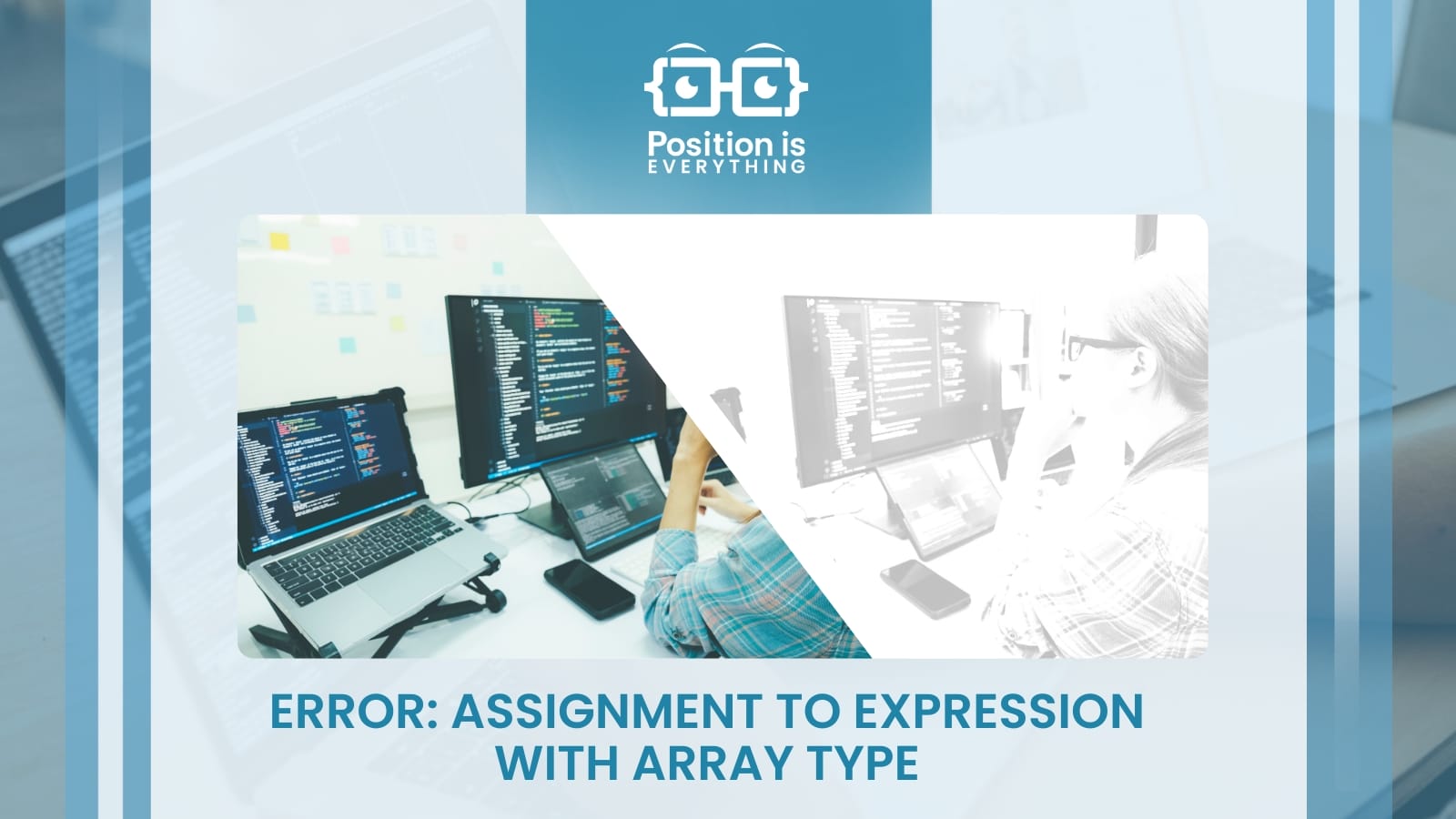 assignment of expression with array type