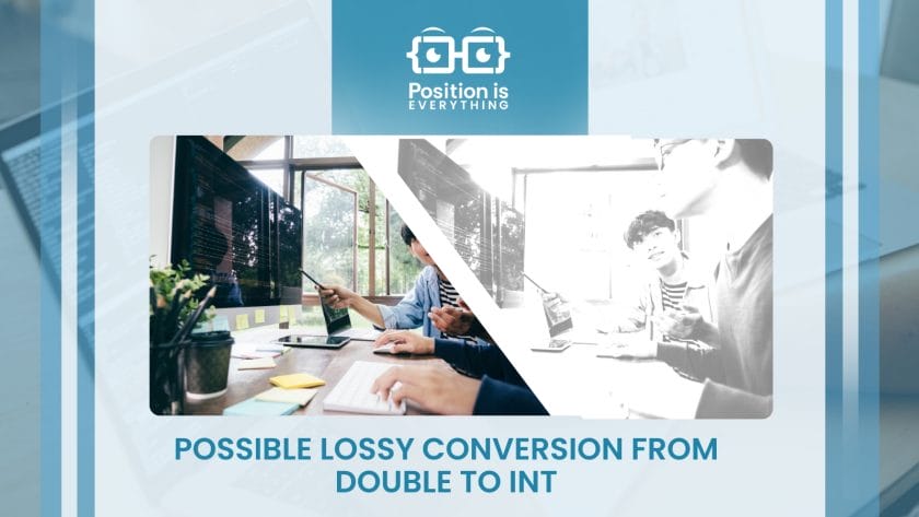 the possible lossy conversion from double to int