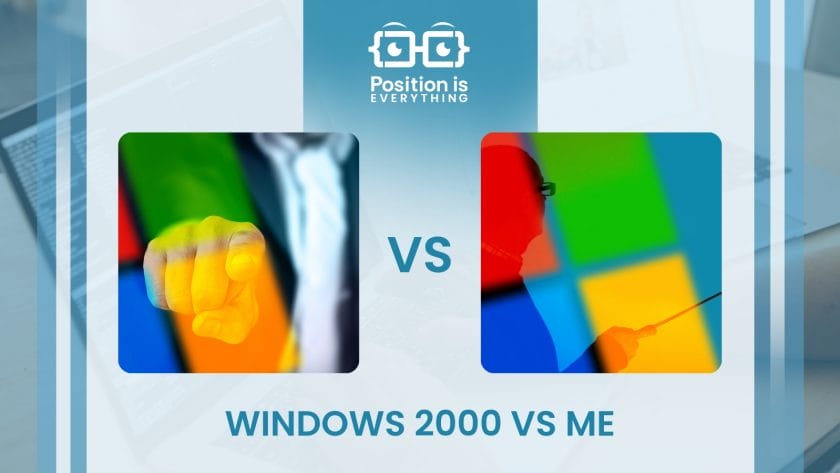 the windows 2000 vs me