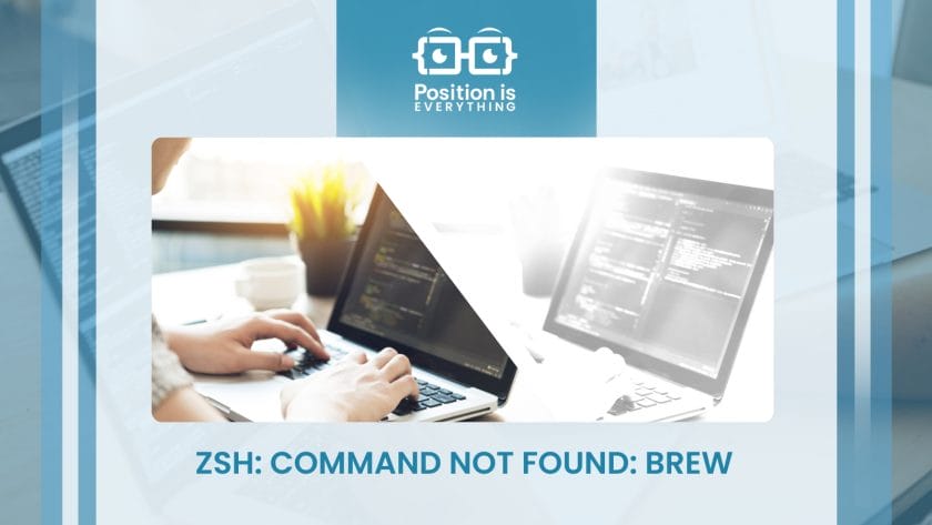 the zsh command not found brew