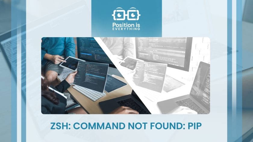 the zsh command not found pip