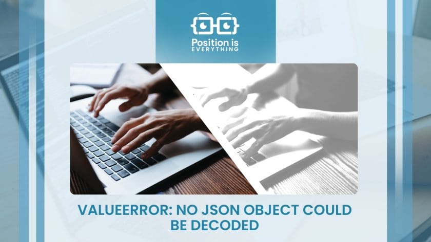 valueerror no json object could be decoded