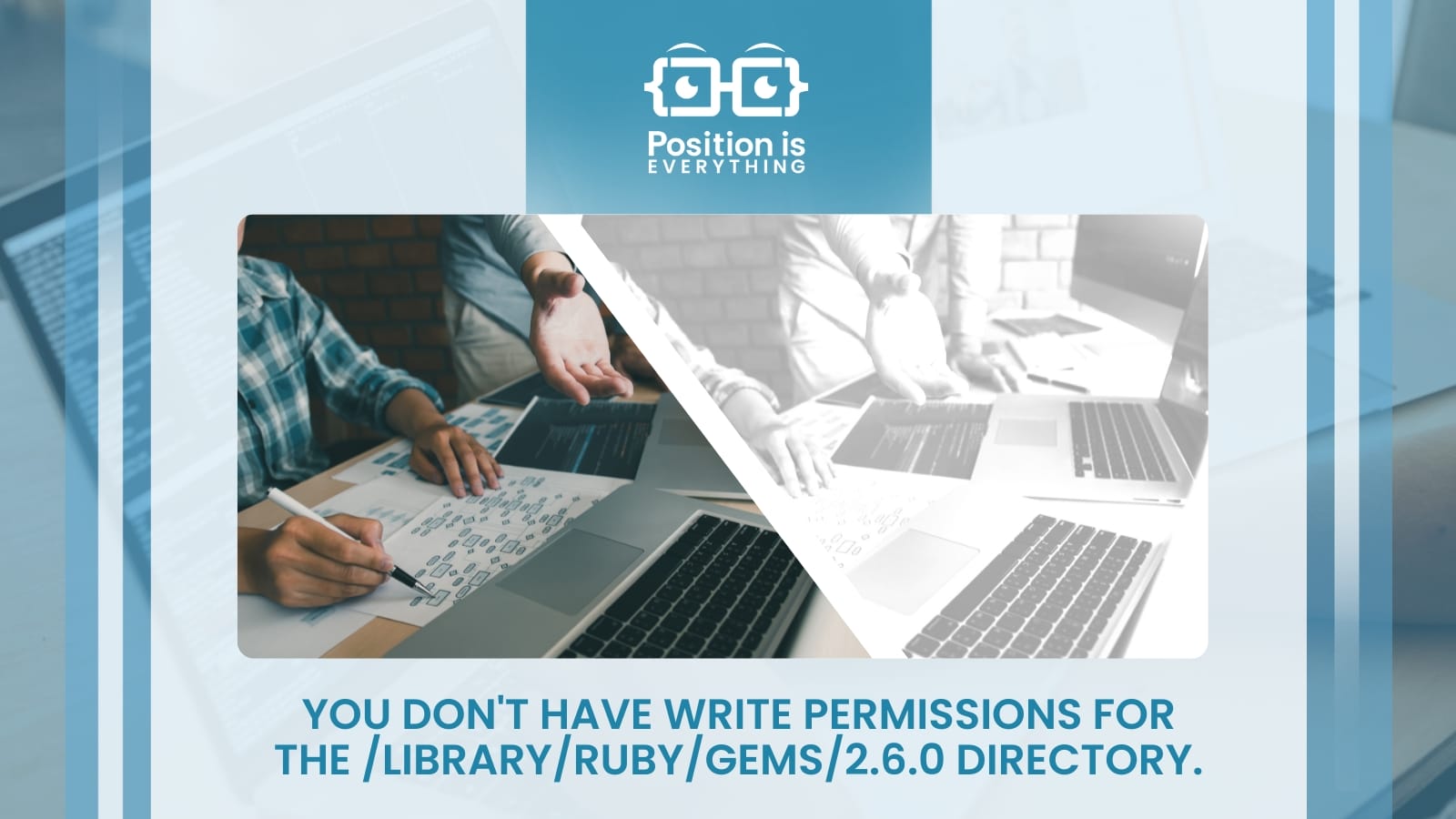 You Don'T Have Write Permissions For The /Library/Ruby/Gems/2.6.0 Directory.:  Solved