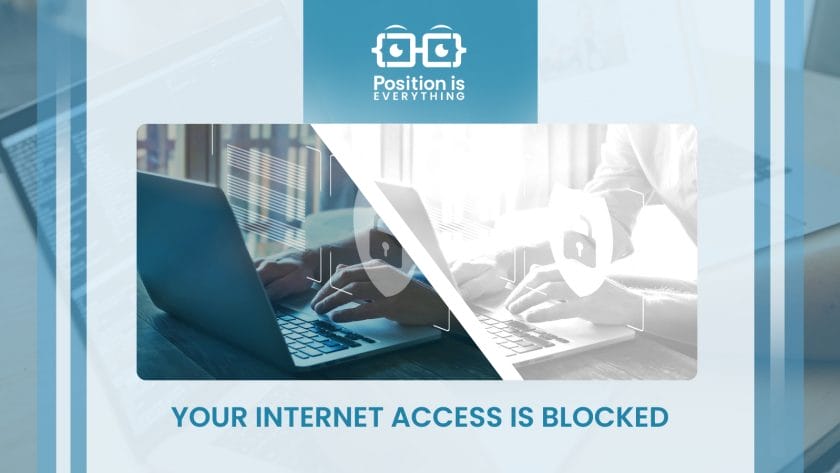 your internet is blocked