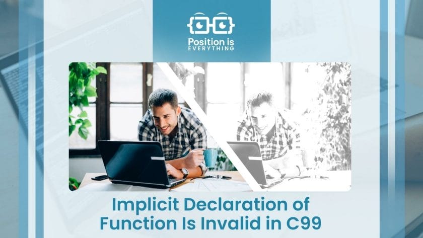 Implicit Declaration of Function Is Invalid in C99