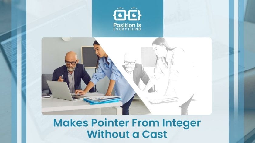 Makes Pointer From Integer Without a Cast