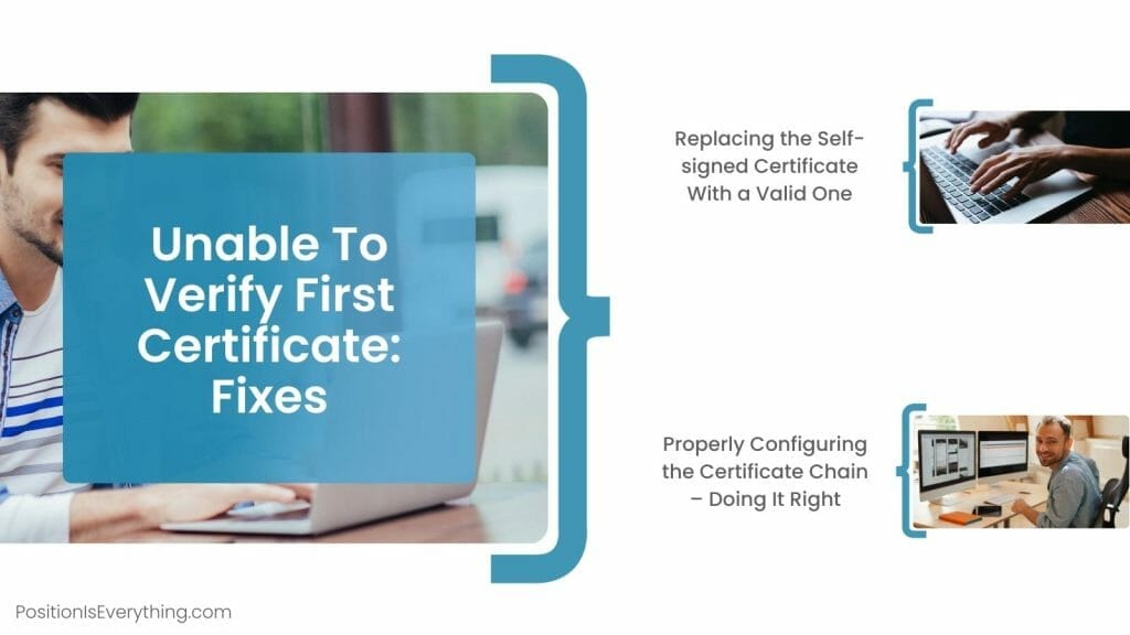 Unable To Verify First Certificate: Its Causes and Solutions Position Unable To Verify First Certificate: Its Causes and Solutions Position