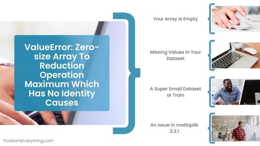 ValueError Zero size Array To Reduction Operation Maximum Which Has No Identity Causes