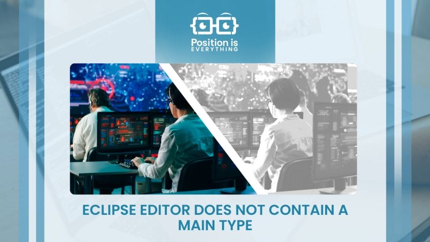 eclipse editor does not contain a main type