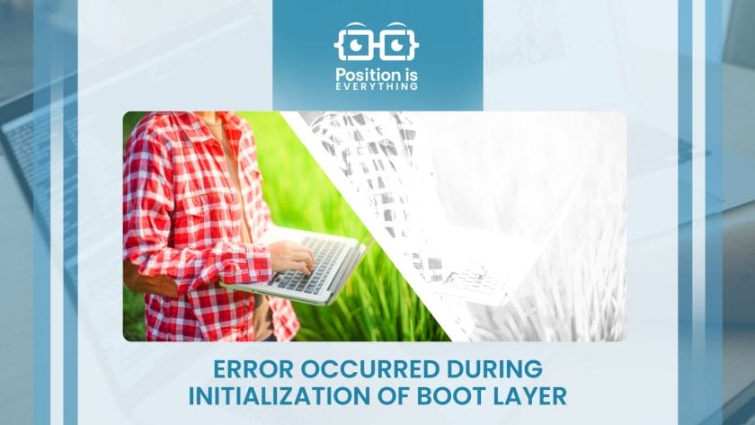 error occurred during initialization of boot layer