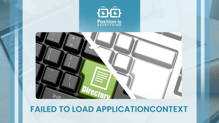 failed to load applicationcontext