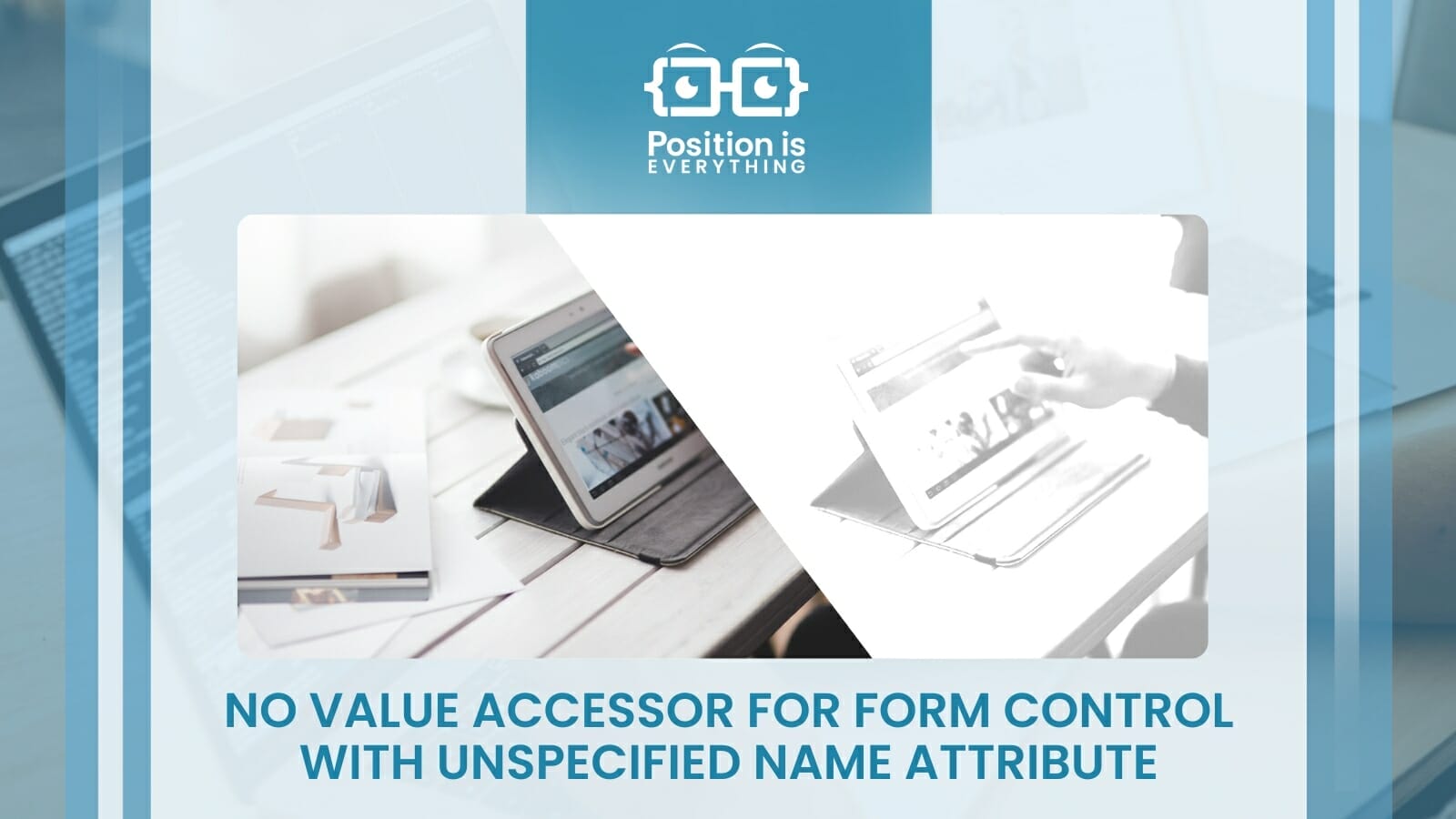 no value accessor for form control with unspecified name attribute