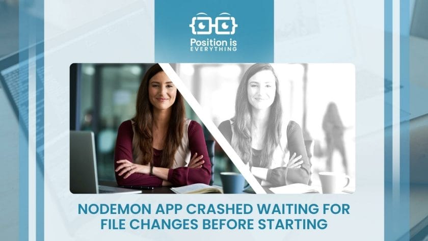 nodemon app crashed waiting for file changes before starting 1