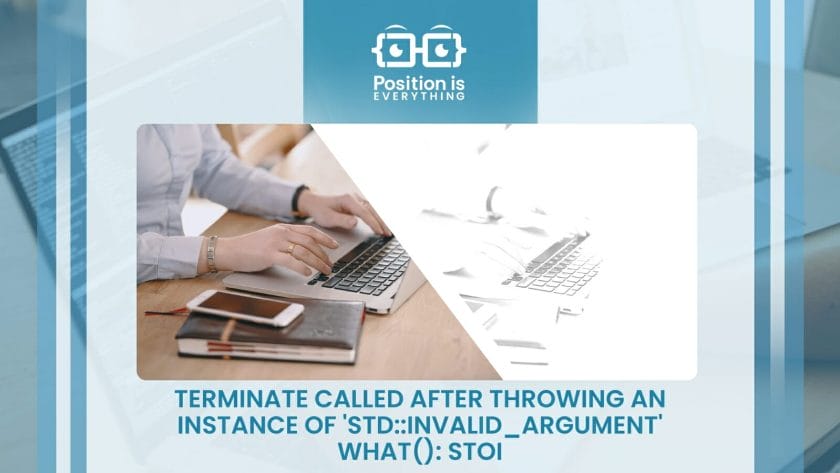 terminate called after throwing an instance of std invalid argument what stoi