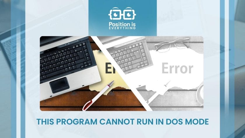 this program cannot run in dos mode