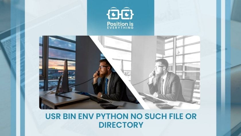 usr bin env python no such file or directory