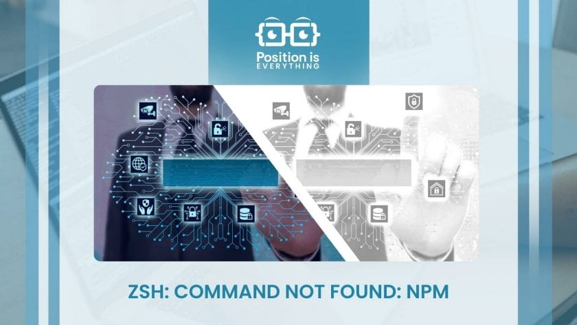zsh command not found npm